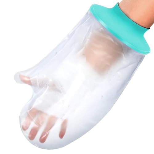Biglumin gipsschutz wasserdicht arm kind wasserdichte Handabdeckung zum Duschen nach Operationen duschhandschuh hand wasserdichte weicher bequemer Gipsschutz wiederverwendbarer Gips- und Verbandschutz