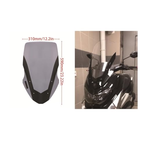 Pare-brise moto N-Max 125 contre le vent bulle haute protection