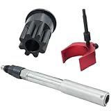 Torquizo J-42083 Automatic Timing Pin & 9U-7227 Injector Height Adjustment Gauge Tool and Engine Barring Socket for Caterpillar CAT 3406E C-16 C-15 OE# J-42083(Set of 3)