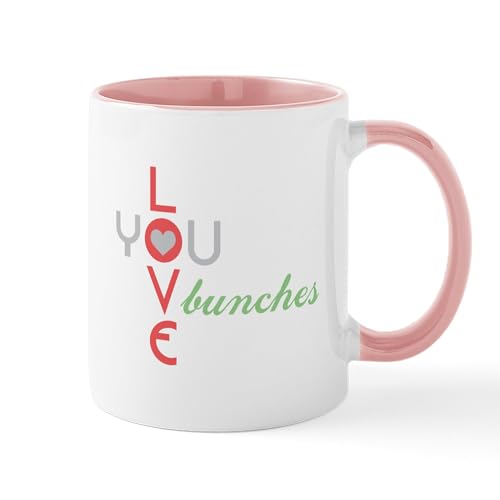 Mug de cerámica 11 oz con diseño Love You Bunches miniatura 1