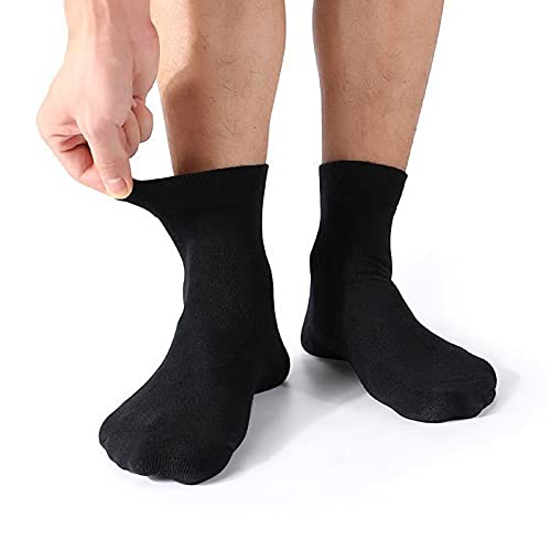Tunuskat Socks For Women Men, Cotton Thin Crew Socks For Business, Trouser & Casual, Soft & Breathable Ankle Socks 5 Pairs #TOP6
