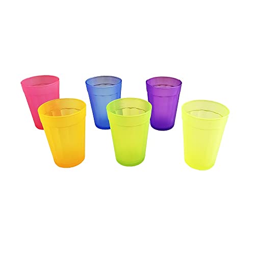 Copo Americano Neon 190ml 6 Unidades - Brilha no Escuro