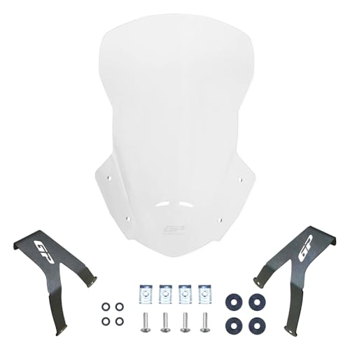 GP Kompozit Para CRF 250 L/300 L 2013-2020 Parabrisas turístico compatible transparente 42 cm