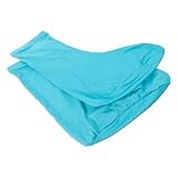 BCOATH Polainas Impermeables para Senderismo Altas Azul L, Fundas para Zapatos Resistentes Arena, Cubrezapatos Elásticos para Montaña y Trekking al Aire Libre, Protección Ligera