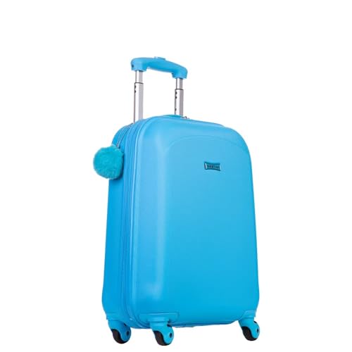 Malinha Escolar Sestini Colors 360° Infantil Bordo Rodinhas Cor:Acqua