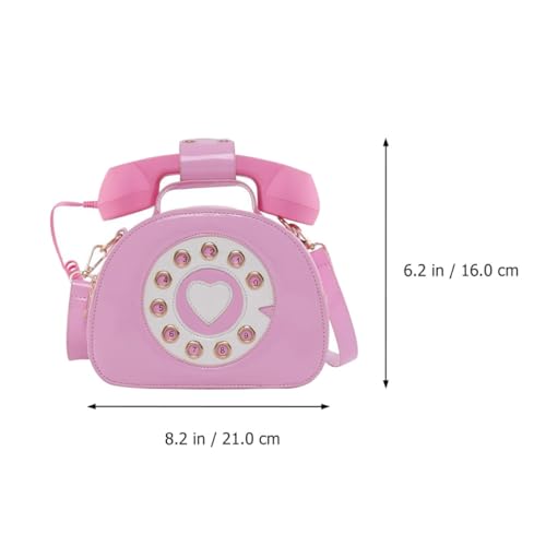 Sac bandoulière femme compact contre l'encombrement avec un style rétro unique en PU