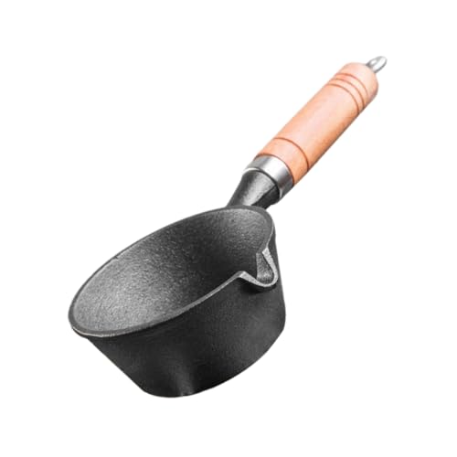 Ipetboom Sartén Multifuncional para Freír Huevos y Pancakes Cacerola de Fundición para Calentar Queso y Derretir Compatible con Cocinas de Gas Inducción