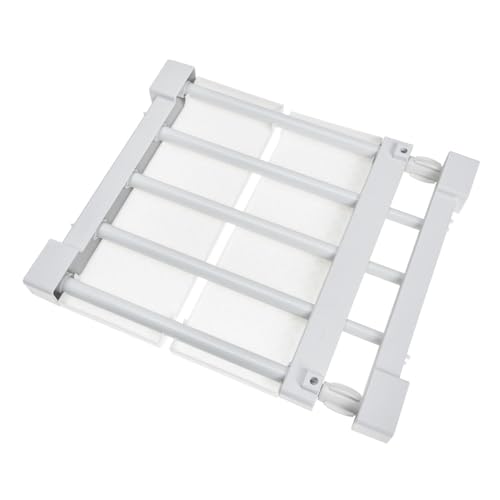 Cabilock Expandable Closet Shelf Wardrobe Tension Rack Organizer for Efficient Space Division Bedroom Bathroom and Dormitory Storage