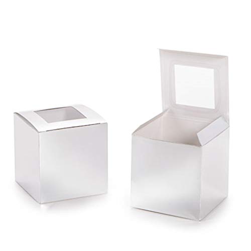 SILVER FOIL CUPCAKE BOX Boxes 12 NEW