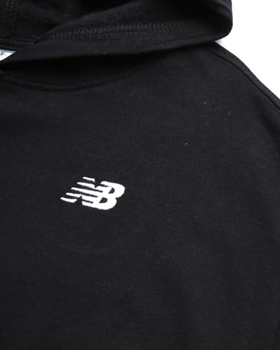New Balance Girls Hoodies - Soft Fleece Basic Pullover Hoodies Sweatshirt for Girls - Casual Activewear Tops (Sizes 7-16)4