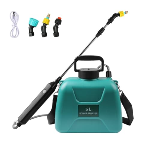 Pulverizador Electrico Sulfatadora Eléctrica para Plantas Pulverizador a Presion 5L Pulverizador a Bateria Recargable Portátil para Jardin