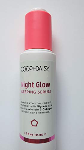 Coop+Daisy Night Glow Sleeping Serum Glycolic Acid and Collagen, 1.5 fl oz.