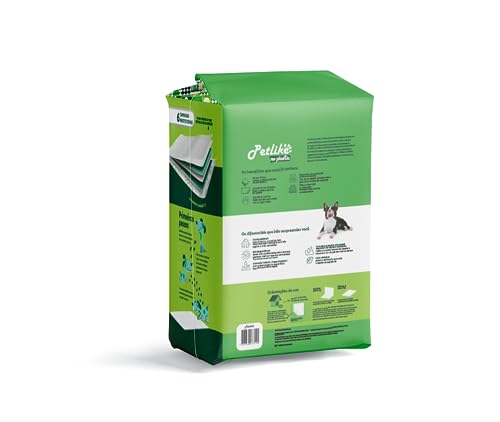 NO PLASTIC Tapete Higiênico No Plastic - Tapete Biodegradável - 75Cmx60Cm - 28Und
