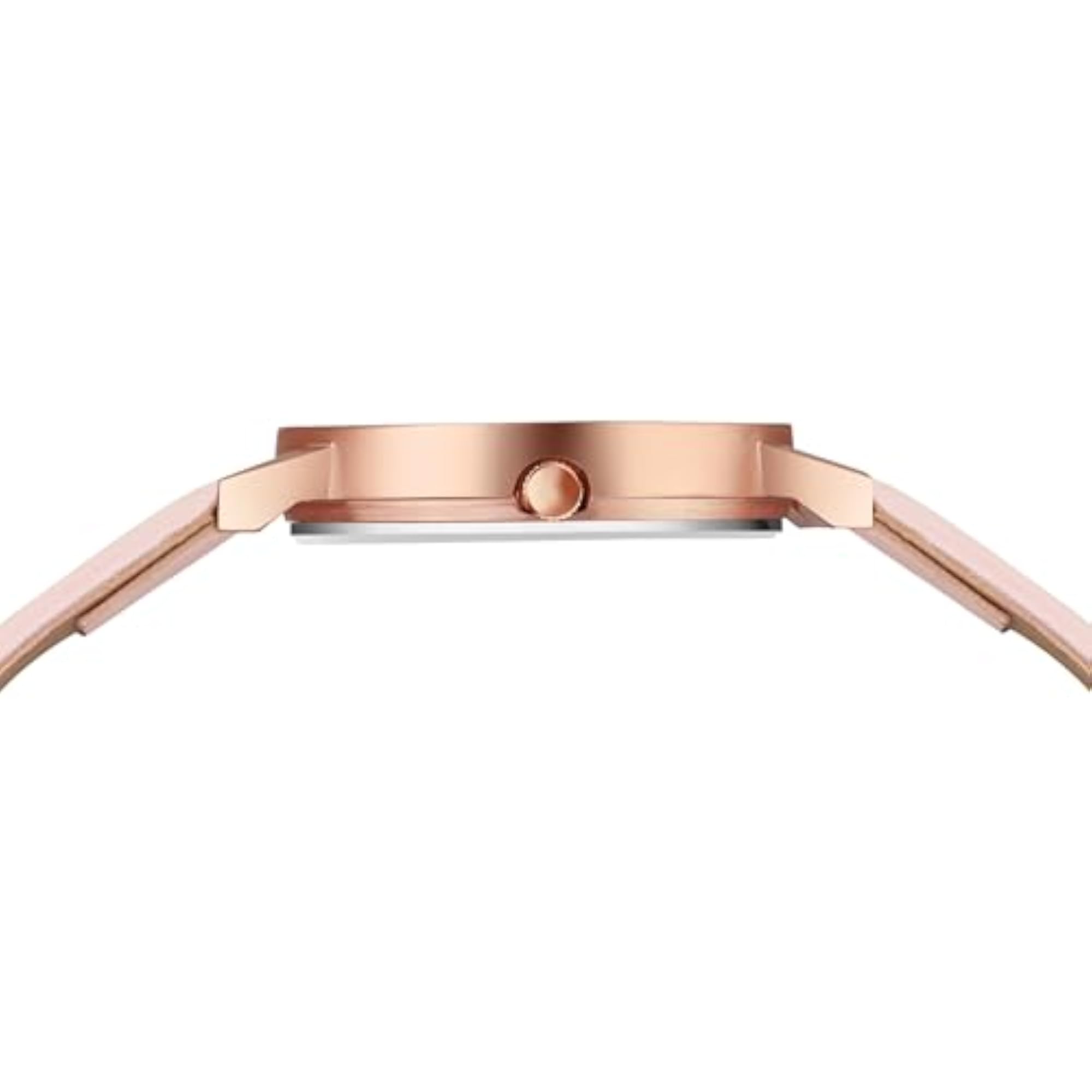 Women's Minimalist Analog Watch with Leather Strap