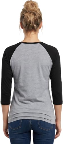 Image of ToBeInStyle Women's Classic Two Color Cotton Baseball T-Shirts