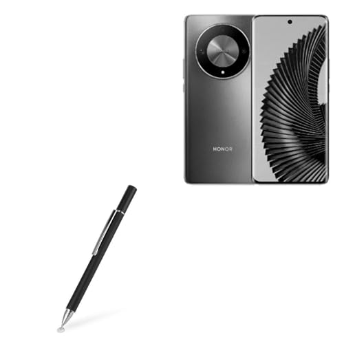 BoxWave Stylus Pen Compatible with Honor Magic6 Lite - FineTouch Capacitive Stylus, Super Precise Stylus Pen - Jet Black