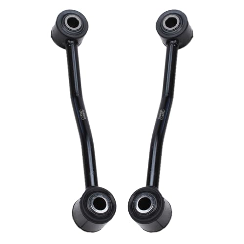 Image of Detroit Axle - Front End 15pc Suspension Kit for 99-04 Jeep Grand Cherokee 1999 2000 2001 2002 2003 2004, Upper & Lower Control Arms Ball Joints Sway Bars Outer Tie Rods Adjusting Sleeve Replacement