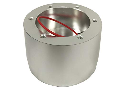 VSW Steering Wheel Hub Adapter 6 Bolt (Silver) Compatible with 1959-1974.5 VW with 13/16 Spline STH1028SIL