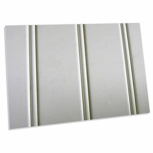 3dRose Florene Designer Texture - Winter White - Pad de Escritorio miniatura 1