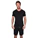 Produktbild Light & Shade Pyjama-Set mit Oberteil und kurzer Hose für Herren, Schwarz, L