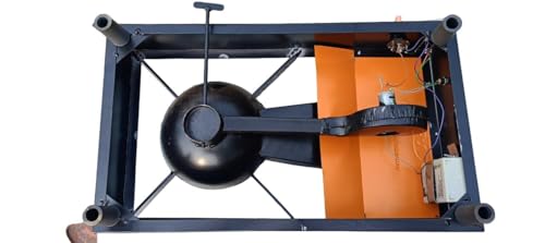 Sans-kruti Carbon Steel Chul Shegadi Wood & Coal Stove, Heavy Duty Lakud Kolsa Shegadi for Cooking, Ideal for Home, Outdoor, Terrace, Garden & Multiuse Purpose, Orange - Image 3
