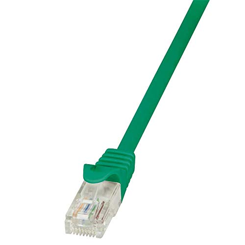 Preisvergleich Produktbild LogiLink CP2025U CAT6 U / UTP Patch Kabel EconLine AWG24 grün 0,50m