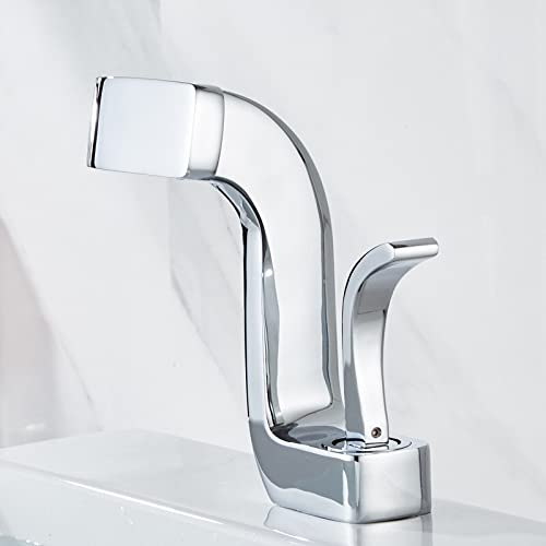 Mitigeur de bain cascade et robinets de lavabo en laiton pour évier de douche