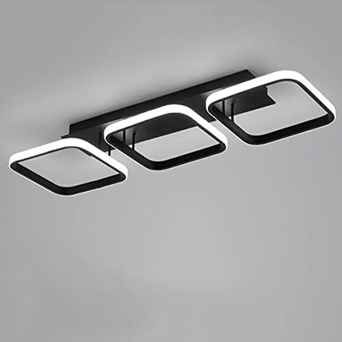 Ceiling Light 3 Rectangles LED Latest Personality Simple White Black