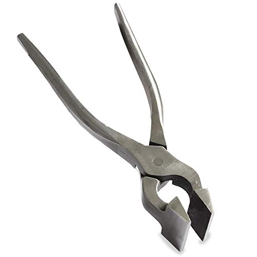 Alicates planos de cuero para manualidades corte de abrazadera lateral 4