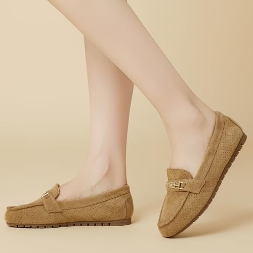 Image of Women's Loafer Shoes Leisure Slip On Work Shoes Comfort Walking Flats