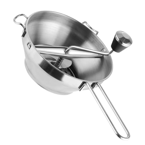 NAMOARLY Stainless Steel Manual Food Mud Grinder Jam Maker Rice Grinder Blender for Applesauce Sauces