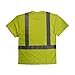 Radians unisex adult St11 Industrial Safety Shirt Short Sleeve, Safety Green, X-Large US
