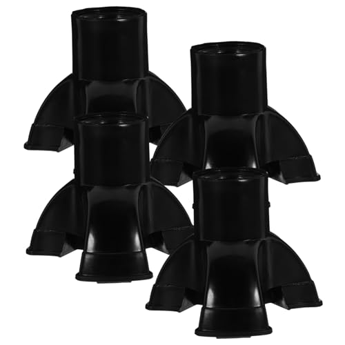Beavorty 4pcs Crutch Accessories Walking Stick Thickened Pole Tip Covers Crutch Replacement Tips Walking Cane Tips Cane Replacement Tips Rubber Tip for Cane Rubber Tips for Canes PVC Black