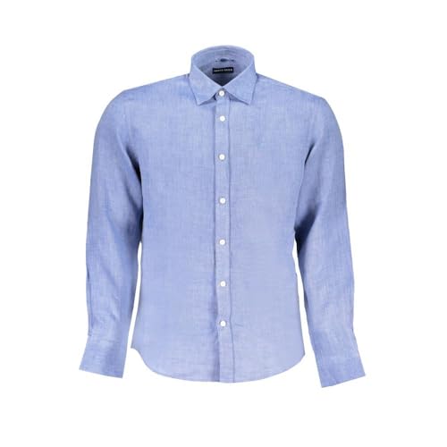 Chemise en lin bleu North Sails pour homme au style intemporel