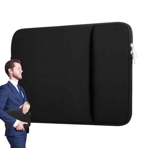 Bolsa para portátil - Funda de cremallera de viaje para portátil de 13 pulgadas, funda protectora suave para portátil, soporte para portátil de gran capacidad, transporte universitario de Lav