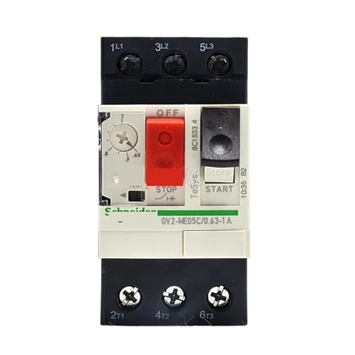 Disyuntor protector GV2ME05C 3P contra cortocircuitos y sobrecargas de 0,63-1A 2