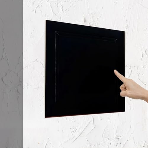 ksxnkhk Zugangstür mit Touch-Latch für geflieste Wände, 4x4, 5x5, 6x6, 8x8, 12x12, 16x16, 18x18 Zoll Paneel mit Federmechanismus, Inspektionslukenabdeckung für den Außenbereich (Schwarz, 1 ksxnkhk Zugangstür mit Touch-Latch für geflieste Wände, 4x4, 5x5, 6x6, 8x8, 12x12, 16x16, 18x18 Zoll Paneel mit Federmechanismus, Inspektionslukenabdeckung für den Außenbereich (Schwarz, 1
