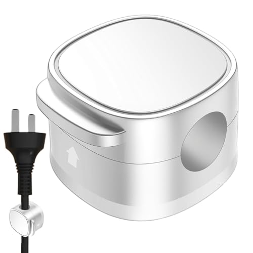 Organizador magnético de cables, organizador de cables, soporte de cable para teléfono | Gestión estable de cables debajo del escritorio para sala de estudio, dormitorio