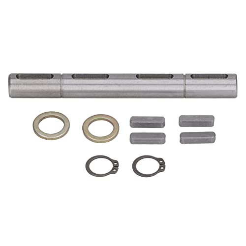 Motorwelle, 128mm×14mm Schrittmotor Doppelte Ausgangswelle, Schneckengetriebe Geschwindigkeitsreduzierer, Passend für Schneckenreduziergetriebe Schrittmotor