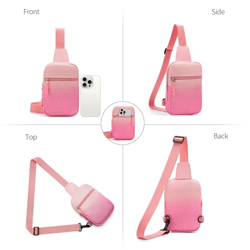 Image of Birthday Back to School Gifts for Teen Girls 8-12, Fanny Pack Crossbody Bag | 8 9 10 11 12 Year Old Girl Birthday Gifts, Kids Sling Bag Purse Travel Essential, Preppy Fashion Tween Girl Gift Trendy Stuff