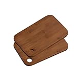 KESPER - Schneidebretter - 2er-Set - 23×15×1 cm - FSC®-Bambus - mit Aufhängeloch - robust & messerschonend - 59311