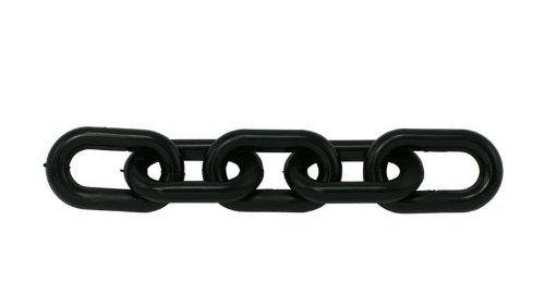 Black Plastic Chain 1.5 Inch (6mm) 50 Feet