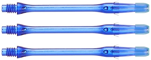 L-Style Dart Shafts: Durable Plastic Dart Shafts - Blue Slim 440 (Extra Extra Long)