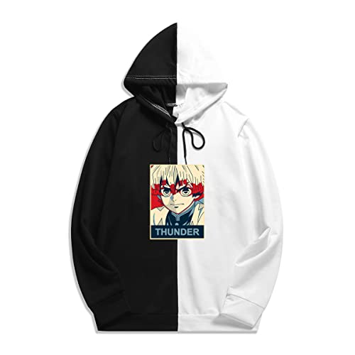 AScdap Demon Slayer Hoodie, Anime Sweatshirt Herren Pullover Kapuzenpullover Langarm Cosplay Unisex Merch Cover