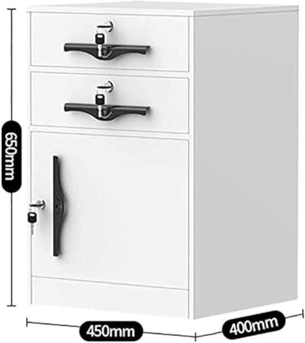 noxozoqm File Cabinets Multifunctional Home Office Metal Locker Storage Cabinet with Lock, Used to Protect(A)