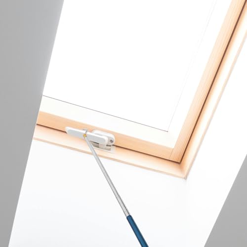 Kit de sistema abatible con gancho telescópico ajustable para escaleras de ático 6