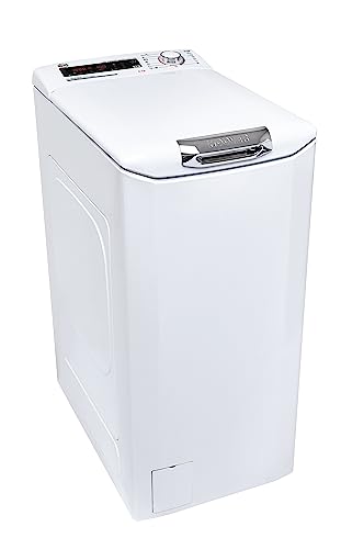Lave-linge top HOOVER H3TFSMP48TAMCE-S - Induction - 8 kg - 1400 trs/min - connecté - Vapeur - Blanc