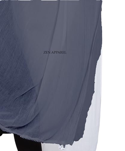 Image of Zen Women's Solid Premium Cotton Dupatta 2.25 Meters 100% Pure Cotton