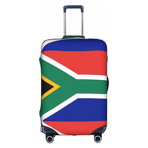 Escort da viaggio con bandiera del Sud Africa protezione squisita copertura altamente elastica perfetta per valigie da 45-81 cm rendendo il più confortevole bianco Small