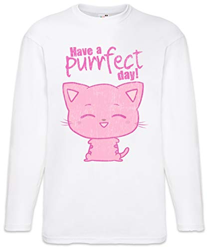 T-Shirt à Manches Longues Have A Purrfect Day Urban Backwoods pour Homme et Femme